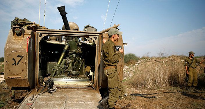 الجيش الإسرائيلي - انتشار القوات بالقرب من الحدود مع قطاع غزة، جنوب إسرائيل 13 نوفمبر/ تشرين الثاني 2018