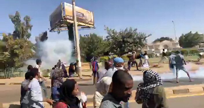 احتجاجات مدينة أم درمان في السودان
