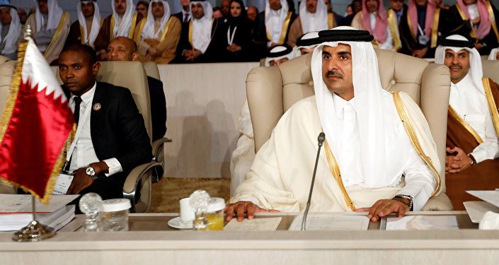 أمير قطر الشيخ تميم بن حمد آل ثاني يحضر القمة العربية الثلاثين في تونس