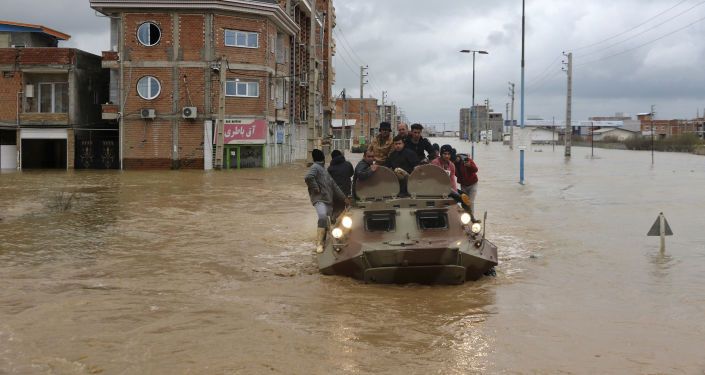إيران - المناطق المنكوبة إثر السيول الهائلة التي غمرت البلدات الإيرانية، 25 مارس/ آذار 2019