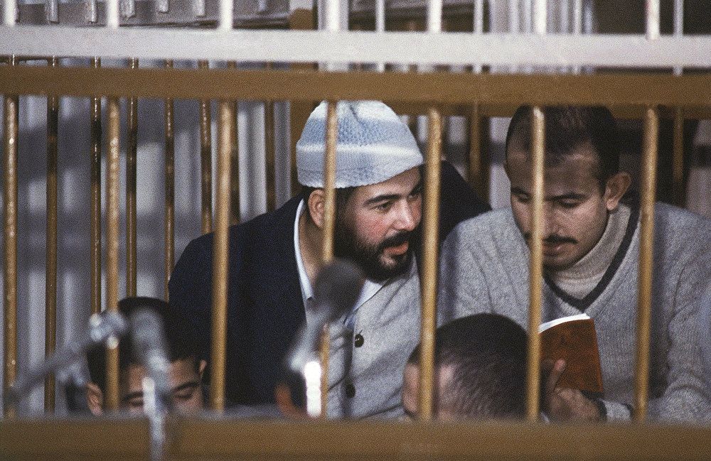 متهمون في قضية اغتيال الرئيس المصري محمد أنور السادات