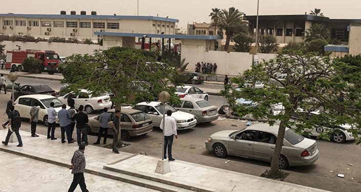 الهجوم الإرهابي على مقر مفوضية الانتخابات، بالعاصمة الليبية طرابلس