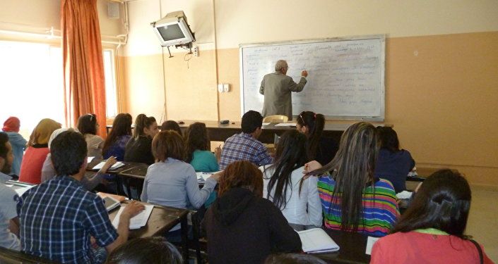 طلبة اللغة الروسية في دمشق