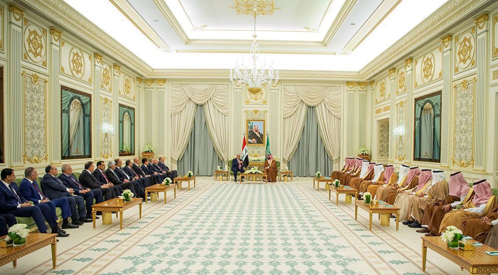 ولي العهد السعودي الأمير محمد بن سلمان يلتقي برئيس الوزراء العراقي عادل عبد المهدي في الرياض