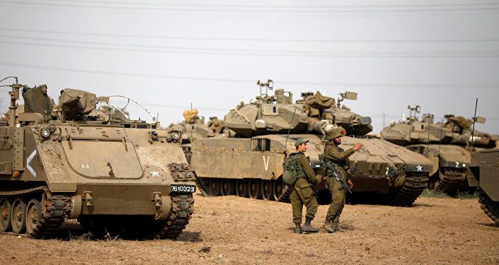 انتشار قوات الجيش الإسرائيلي على الحدود مع قطاع غزة، 18 أكتوبر/ تشرين الأول 2018