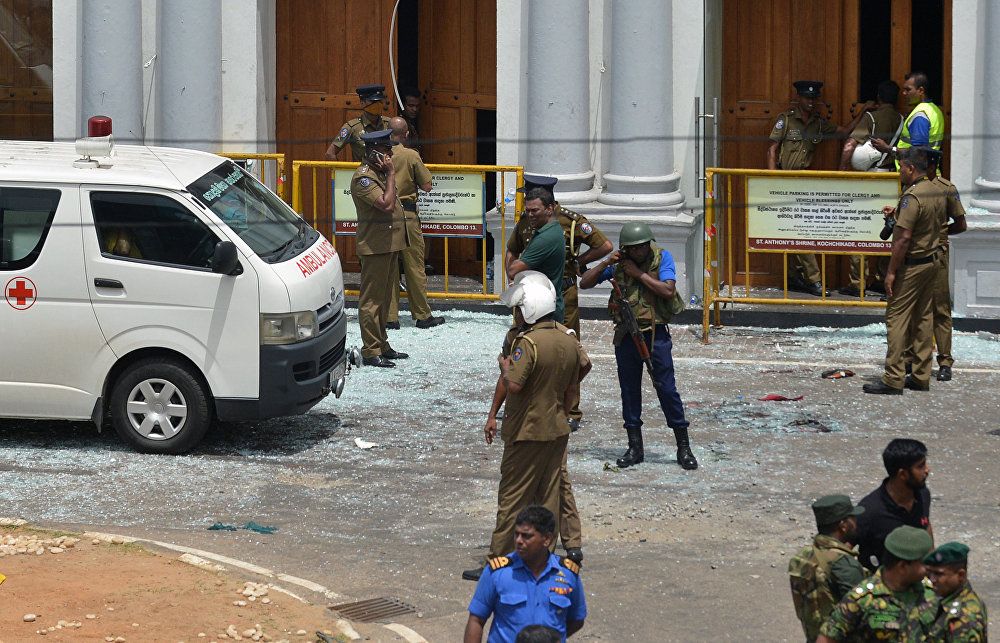 انفجارات تهز كنائس وفنادق في سريلانكا