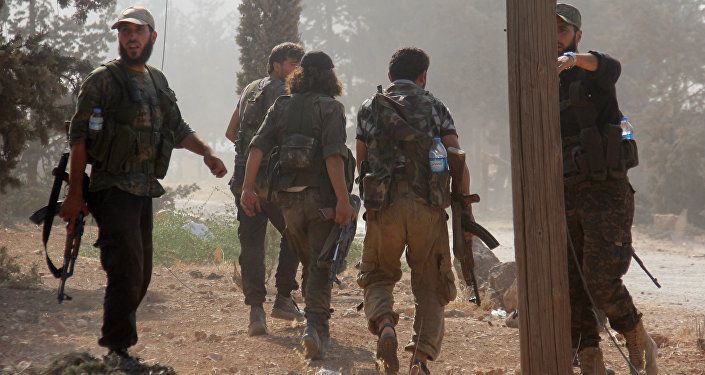 مقاتلين من تنظيم جبهة النصرة الإرهابي في الشمال السوري