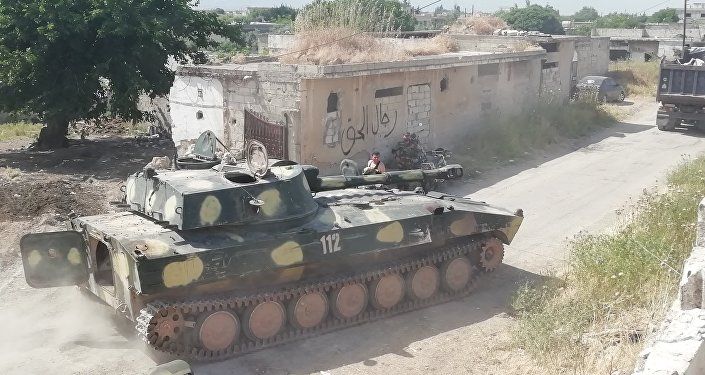 اقتحام الجيش السوري معاقل جبهة النصرة في الحويز بريف حماة