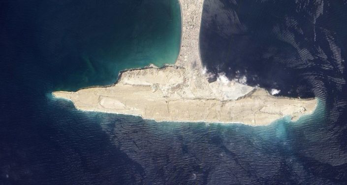 جزيرة زلزلة في بحر العرب