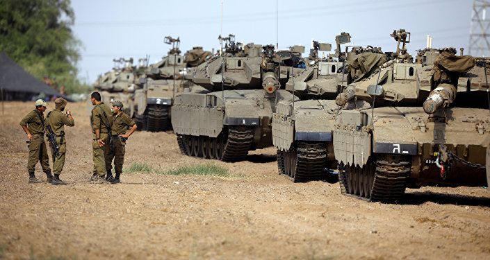 انتشار قوات الجيش الإسرائيلي على الحدود مع قطاع غزة، 18 أكتوبر/ تشرين الأول 2018