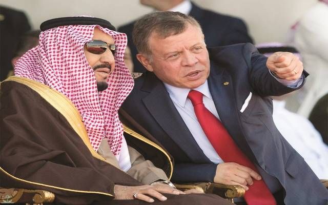 الملك عبدالله الثاني في لقاء سابق مع خادم الحرمين الشريفين الملك سلمان