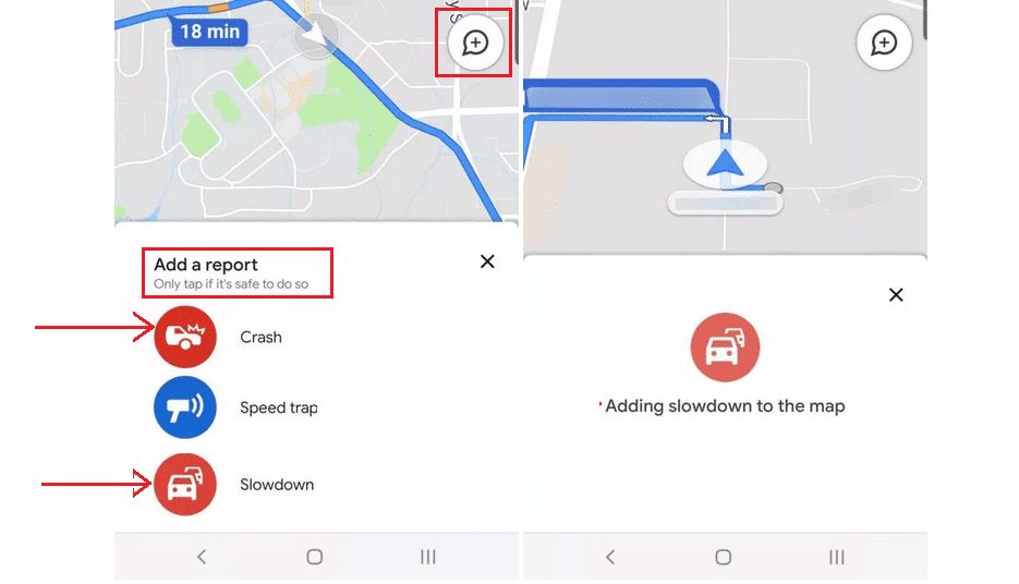 كيف يمكنك الإبلاغ عن الحوادث وحالة المرور عبر تطبيق خرائط جوجل؟