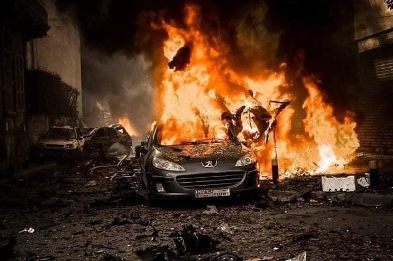 بالصور.. ليلة حزينة في بيروت.. عاصفة الدمار تهز العاصمة وخيوط الدخان تتصاعد من كل صوب