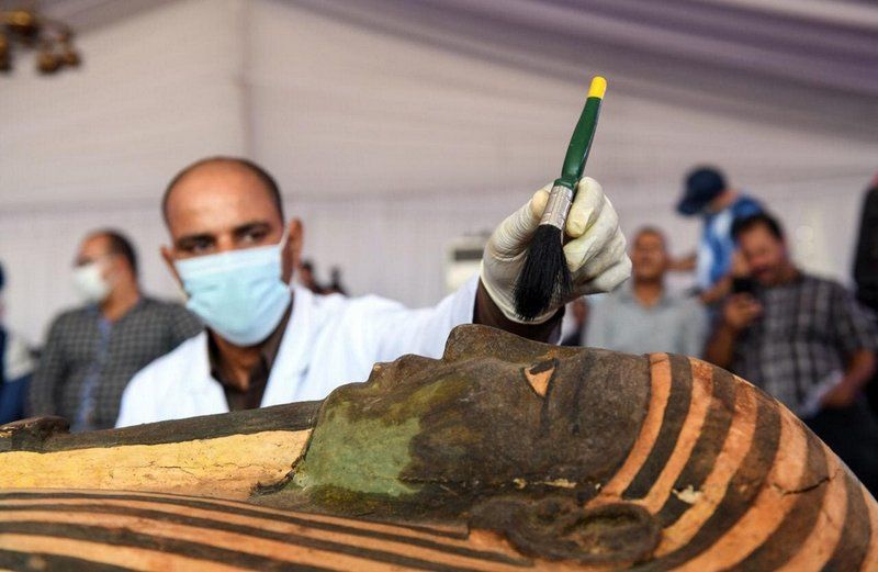 بالصور .. مصر تكتشف 59 تابوتاً فرعونياً عمرها 2600 سنة