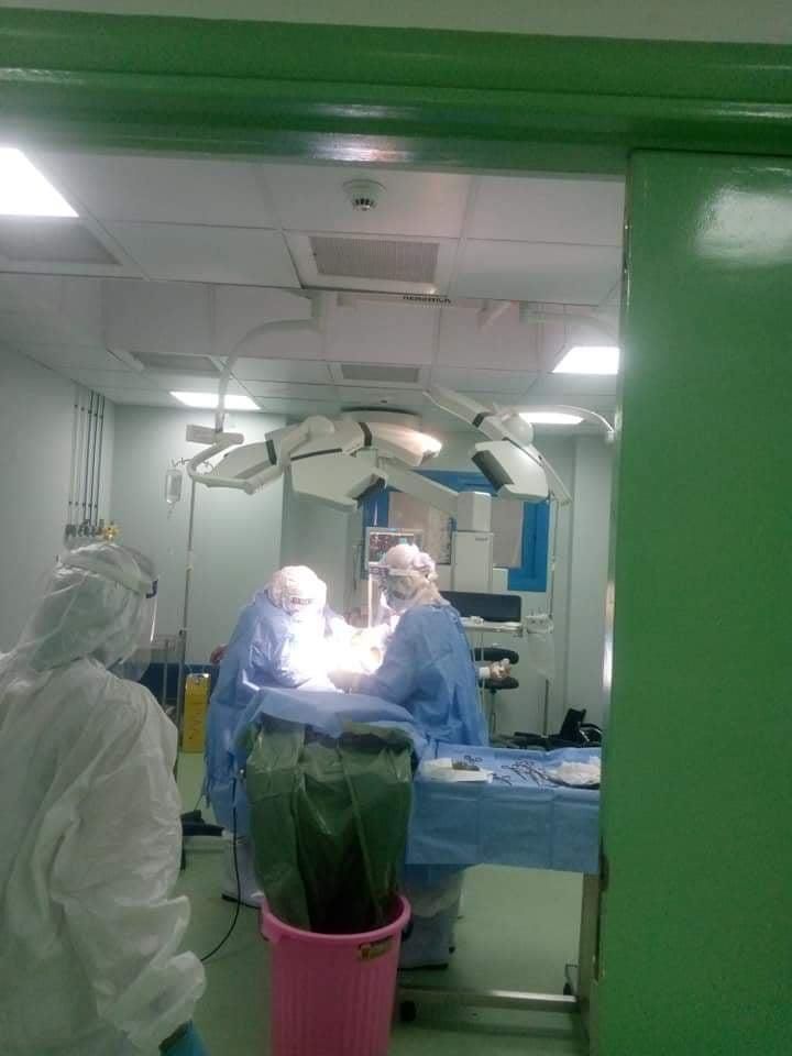 ولادة توأم لمصابة كورونا في مستشفى الجمهورية العام بالإسكندرية (2)