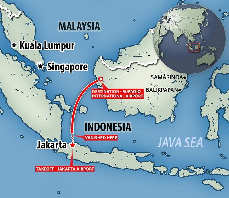 فيديو تحت البحر سباق مع الزمن للعثور على بقايا الطائرة الإندونيسية..