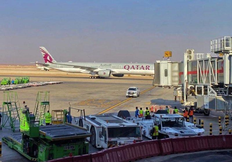 وصول 169 مسافرًا قادمين من الدوحة على متن رحلة الخطوط القطرية