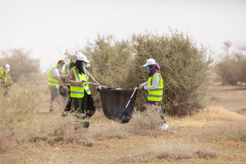 شاهد.. مبادرة للمحافظة على نظافة محمية الملك عبدالعزيز الملكية