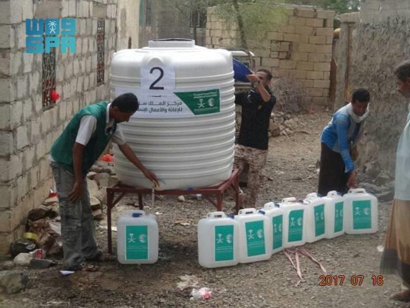 مركز الملك سلمان للإغاثة ينفذ 65 مشروعًا في 14 دولة لقطاع المياه