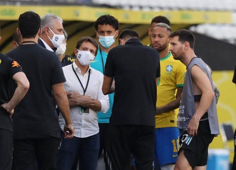اتحاد أمريكا الجنوبية يعلن : إيقاف مباراة البرازيل والأرجنتين