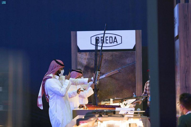 75 % مبيعات إحدى شركات الأسلحة بمعرض الصقور والصيد السعودي الدولي