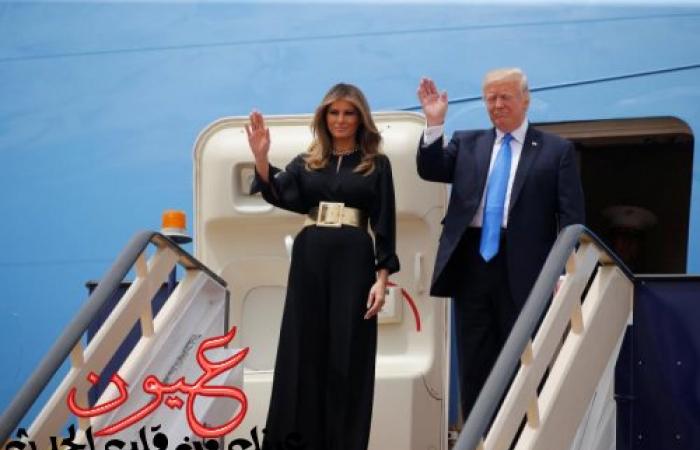بالصور || نظرة مترجم الملك لزوجة ترامب في الرياض تثير سخرية السعوديين