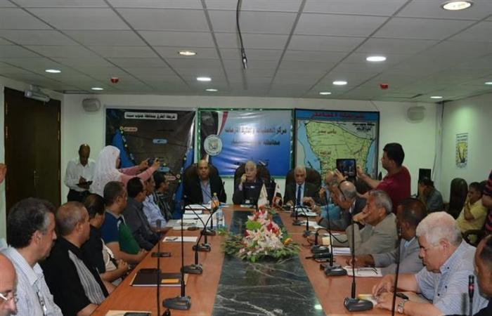 محافظ جنوب سيناء يوجه رؤساء المدن بإزالة التعديات على أملاك الدولة