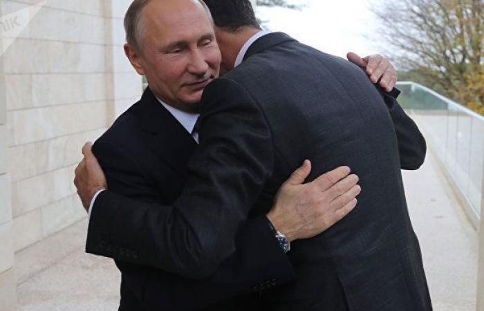 وزير الدفاع الروسي ينقل رسالة من بوتين إلى الأسد