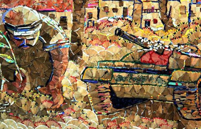 سوري في الثمانينات يرسم ببروات أقلام الرصاص لوحات رائعة عن الحب والوطن (فيديو+صور)