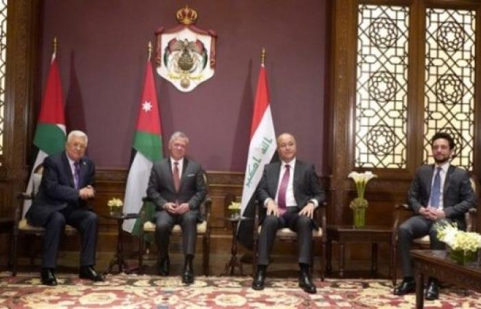 اجتماع ثلاثي بين الملك وبرهم وعباس في عمان