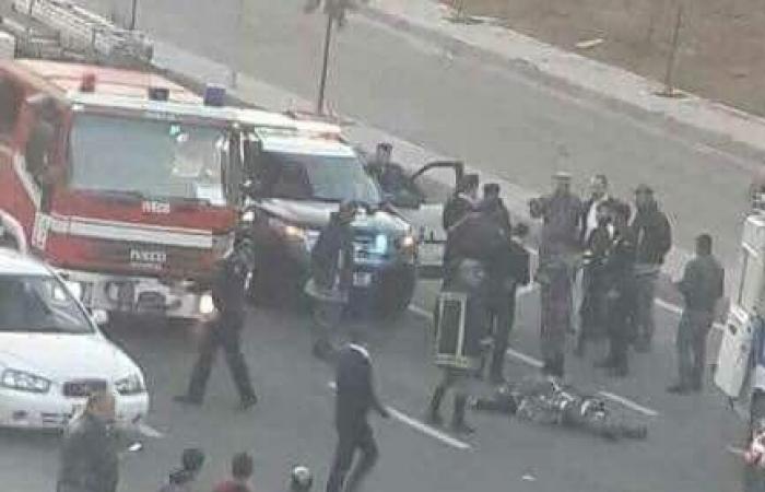 الاردن : شاهدوا صور من حادثة انتحار فتاة من اعلى جسر عبدون بعمان
