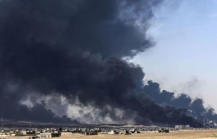 صاروخ يصيب موقع عدة مؤسسات نفطية أجنبية في مدينة البصرة العراقية وإصابة اثنين