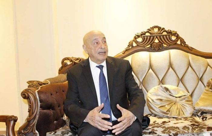 عقيلة صالح يجتمع مع مبعوث الأمين العام للأمم المتحدة لدى ليبيا