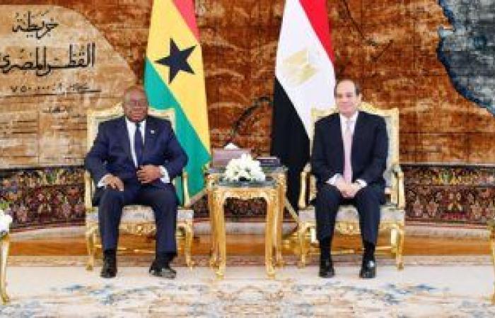 تفاصيل لقاءات السيسي برئيس غانا ومفوض الاتحاد الأوروبي لشئون الهجرة