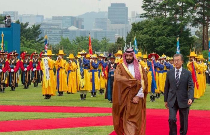 بالصور.. ولي العهد السعودي يصل كوريا الجنوبية في زيارة رسمية