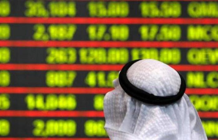الهبوط يخيم على أسواق الخليج بالختام وسط ارتفاع دبي والسعودية