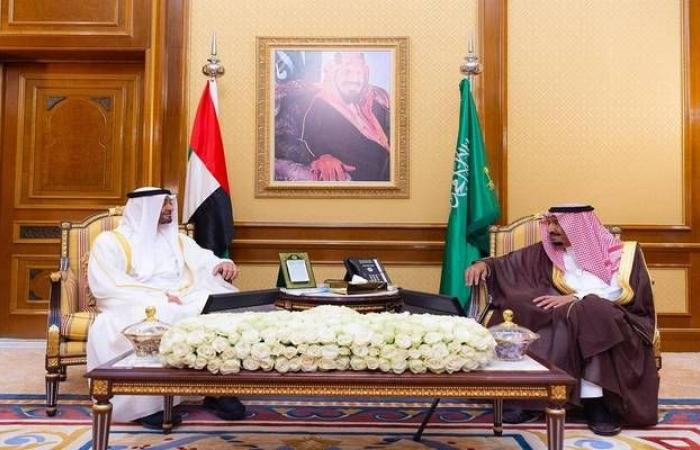 الأوضاع اليمنية تتصدر مباحثات الملك سلمان وولي عهد أبوظبي