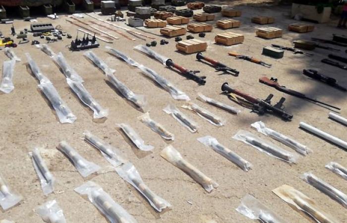 الأجهزة الأمنية السورية تضبط كمية كبيرة من الأسلحة بريف درعا... فيديو وصور