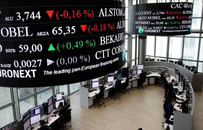 محدث.. الأسهم الأوروبية تهبط عند الإغلاق مع التوترات الجيوسياسية