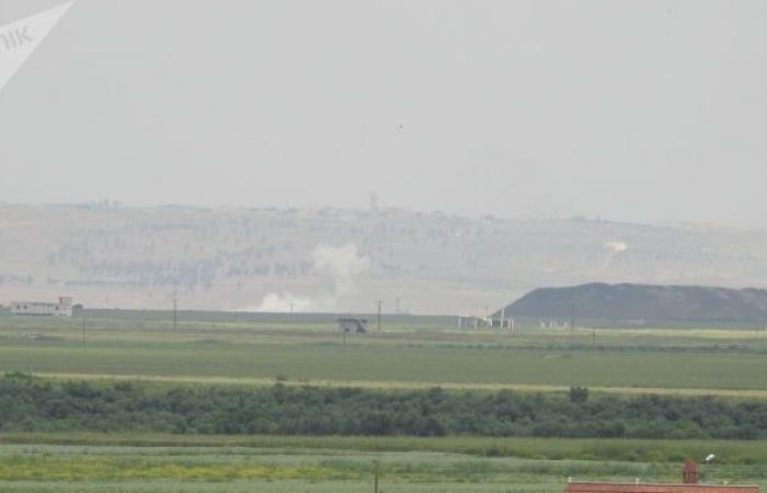 مدفعية الجيش السوري تستهدف رتل تعزيزات للمسلحين "الصينيين" جنوب إدلب