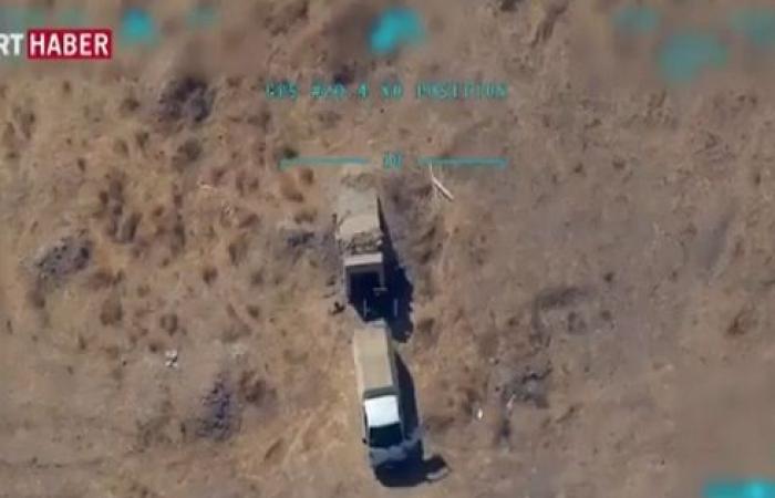 الدفاع التركية تبث فيديو لتدمير مخزن سلاح لـ"قسد" (شاهد)