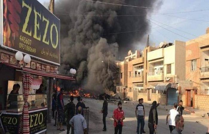 قتلى وجرحى بتفجيرات في السوق العام بالقامشلي شمال شرقي سوريا - فيديو