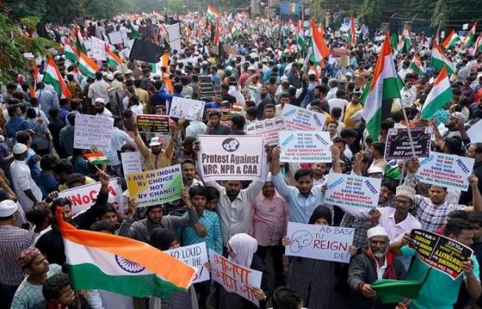قتلى وجرحى في تظاهرات دامية في الهند بسبب قانون الجنسية