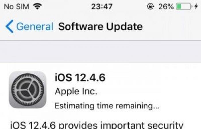 آبل تطلق iOS 12.4.6 لأجهزتها القديمة
