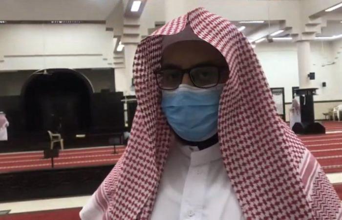 بالفيديو.. خطيب جامع: عودة الصلاة في المساجد نعمة يجب شكرها بالمحافظة عليها وتطبيق الإجراءات