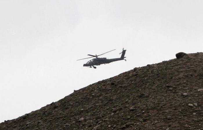 سقوط مروحية عسكرية في مقاطعة بغلان شمال أفغانستان