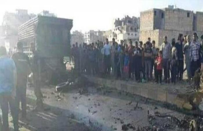 جرحى جراء انفجار سيارة مفخخة في مدينة الباب السورية .. بالفيديو