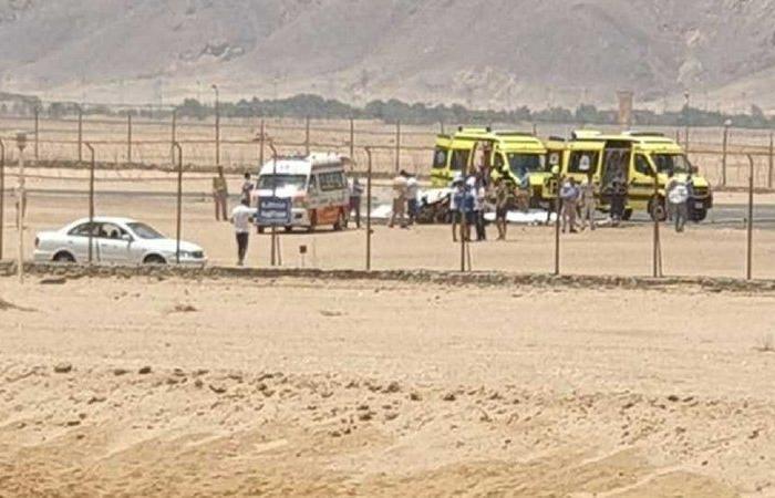 مصر.. سقوط طائرة خاصة في مطار الجونة