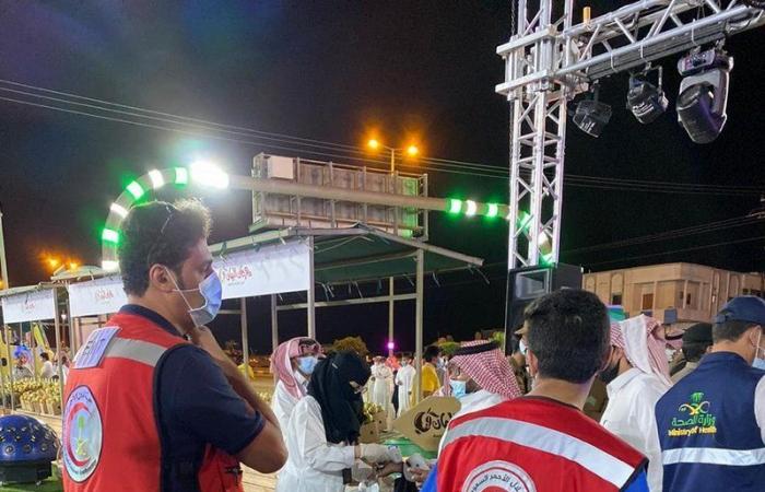 “الهلال الأحمر” بالباحة يشارك بمهرجان الرمان وينوه باتخاذ تدابير كورونا