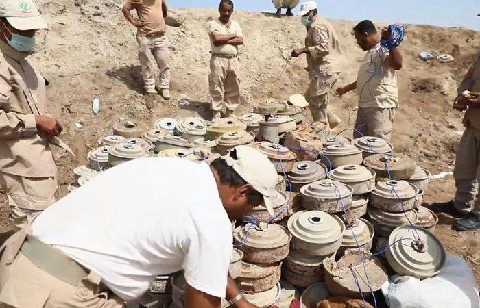 "مسام" ينزع 183 ألف لغم زرعها الحوثيون تحت أقدام الأبرياء